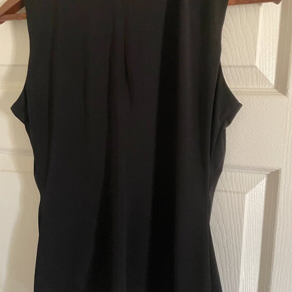 Calvin Klein Pearl Embellished Black Sleeveless Top - Picture 5 of 12